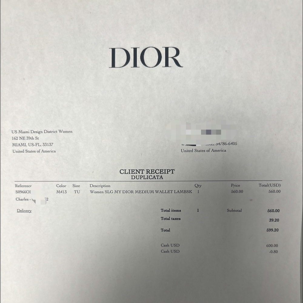 Dior Wallet - Picture 3 of 9